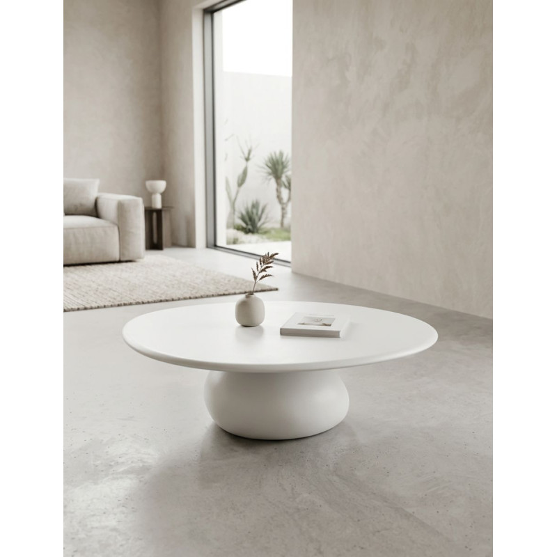 Mesa de Centro Blanca Vesper de Sancal - Montiel