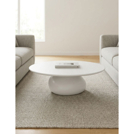 Mesa de Centro Blanca Vesper de Sancal - Montiel