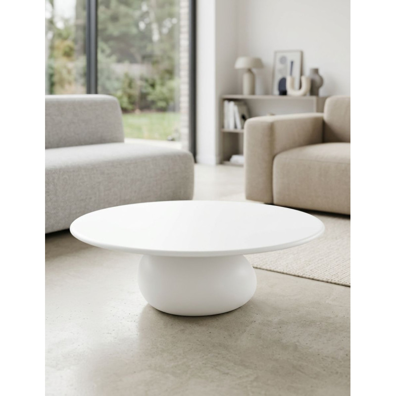 Mesa de Centro Blanca Vesper de Sancal - Montiel