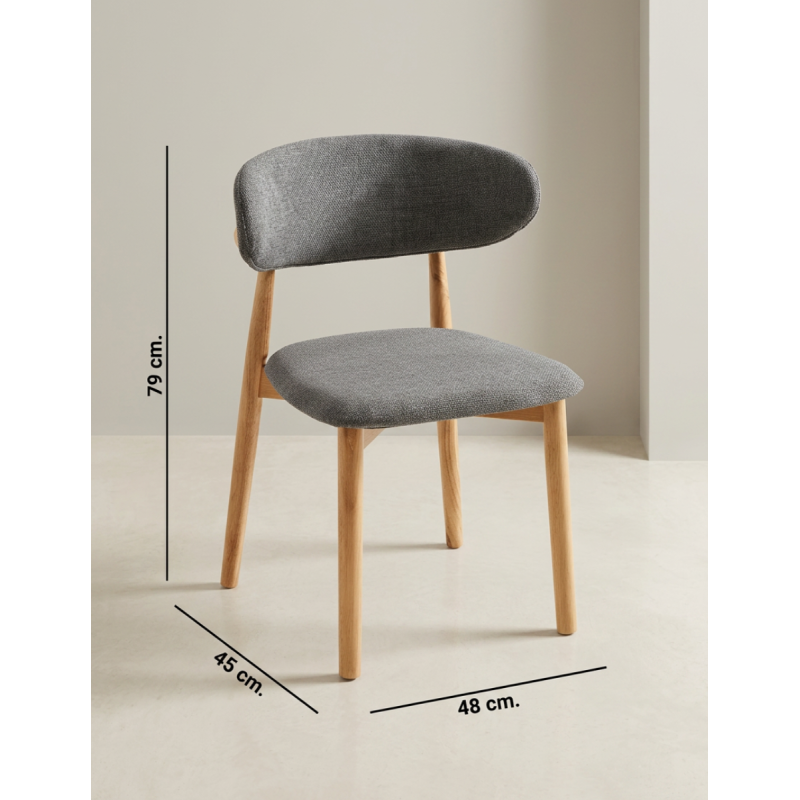 Silla para Salón Comedor Tapizada Nerja - Montiel