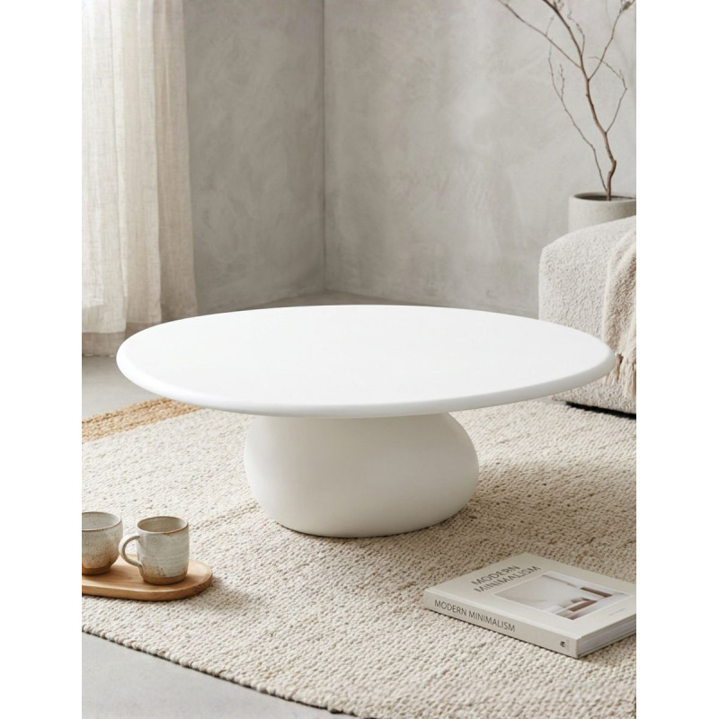 Mesa de Centro Blanca Vesper de Sancal - Montiel