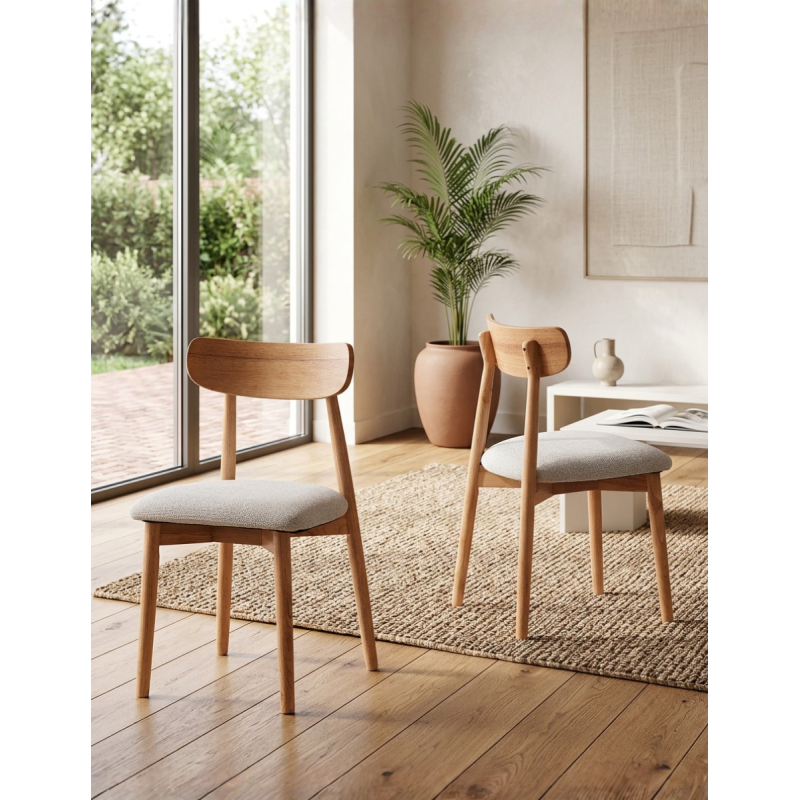 Silla Madera Recepciones Hogar Aishen - Montiel