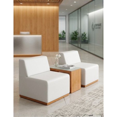 Sillón de Recepción Oficina Azul de Inclass - Montiel