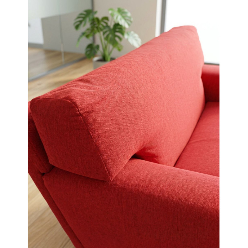 Sillón Oficina de Recepción Tela Roja MM1819 de Montiel