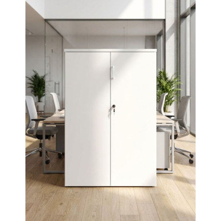 ▷ Armario Blanco con Llave de Oficina de Actiu - Montiel