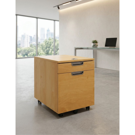 Cajonera Oficina de Madera Haya MM1820 de Montiel