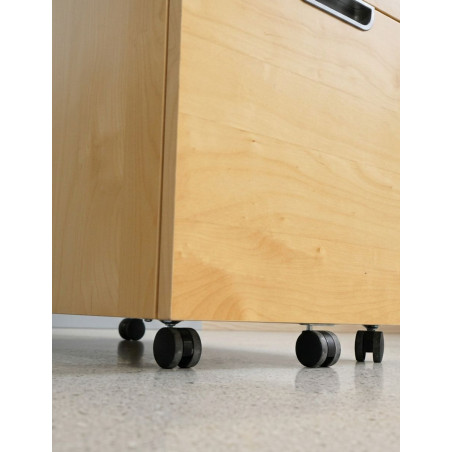 Cajonera Oficina de Madera Haya MM1820 de Montiel