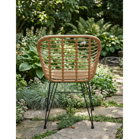 Sillón Rustico de Ratán PE Bombay de Adec - Montiel