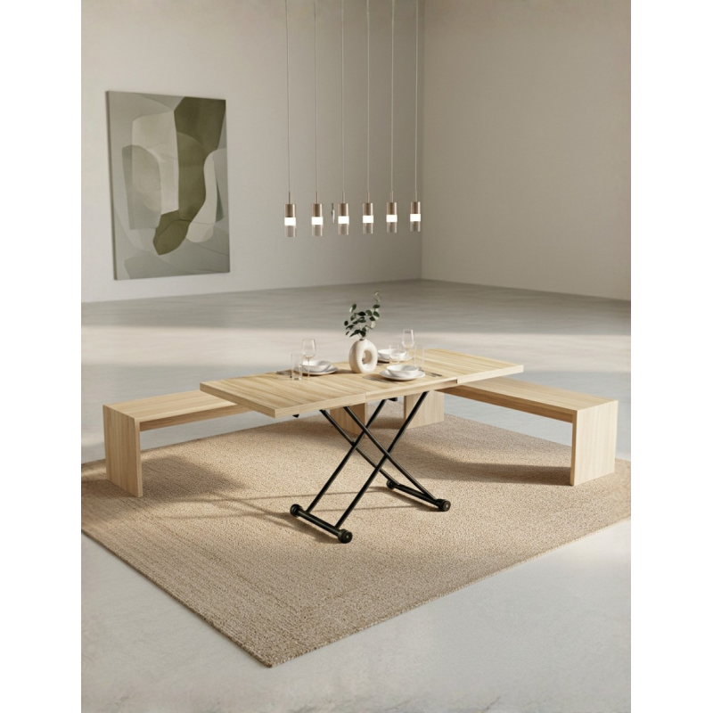 Mesa Extensible 100-130-160 cm. Benson - Montiel