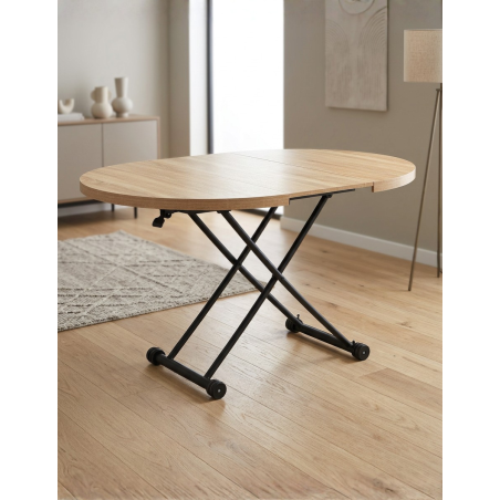 Mesa Redonda 100-140x100 cm. Gaga de Adec - Montiel