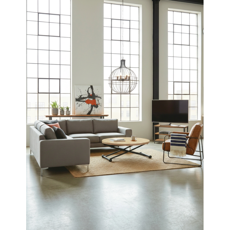 Mesa Redonda 100-140x100 cm. Gaga de Adec - Montiel