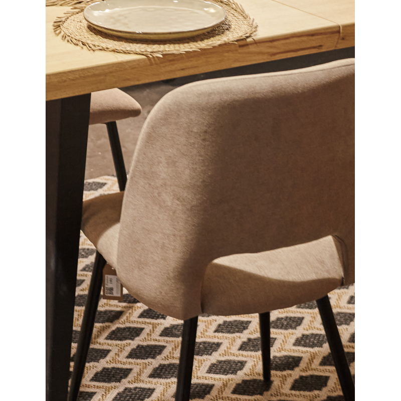Silla Tapizada en Gris Mod. Asteria| Montiel