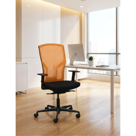 Silla Oficina Respaldo Naranja Gorat de Grupo Kat - Montiel