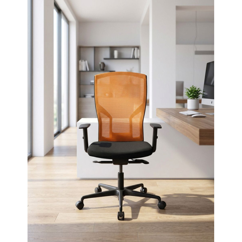 Silla Oficina Respaldo Naranja Gorat de Grupo Kat - Montiel