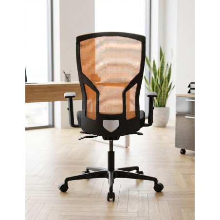 Silla Oficina Respaldo Naranja Gorat de Grupo Kat - Montiel