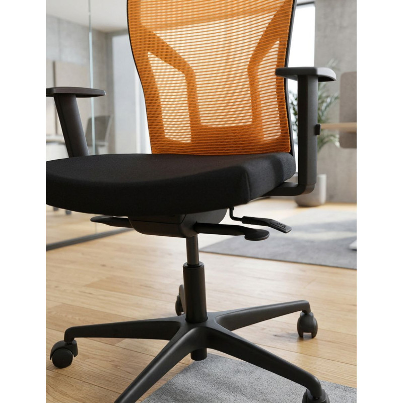 Silla Oficina Respaldo Naranja Gorat de Grupo Kat - Montiel