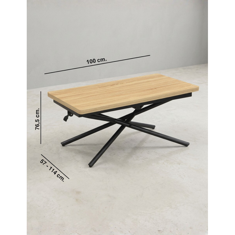 Mesa Elevable 100x57-114 cm. Velka - Montiel