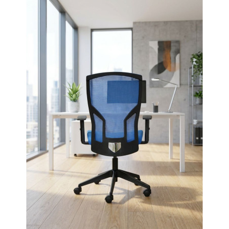 Silla Ergonómica Malla Azul Gorat de Grupo Kat - Montiel