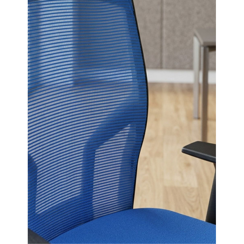 Silla Ergonómica Malla Azul Gorat de Grupo Kat - Montiel