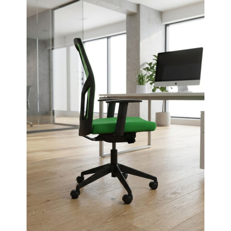 Silla Ergonómica Respaldo Verde Gorat de Grupo Kat - Montiel