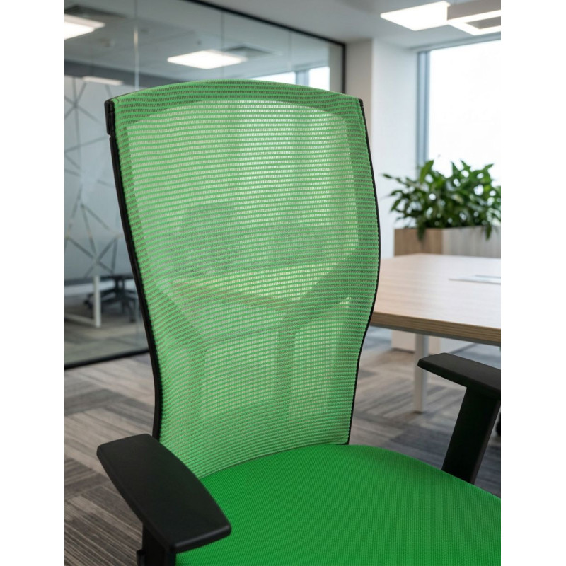 Silla Ergonómica Respaldo Verde Gorat de Grupo Kat - Montiel