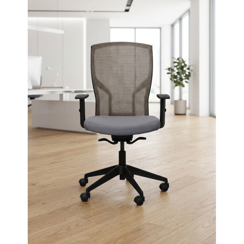 Silla Ergonómica Malla Gris Gorat de Grupo Kat - Montiel