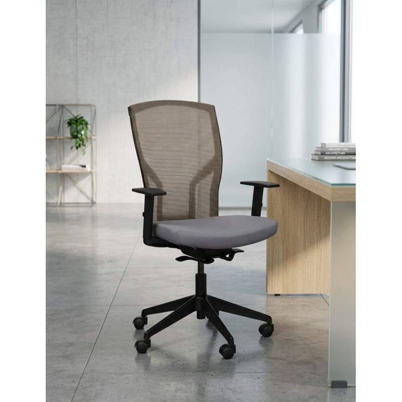 Silla Ergonómica Malla Gris Gorat de Grupo Kat - Montiel