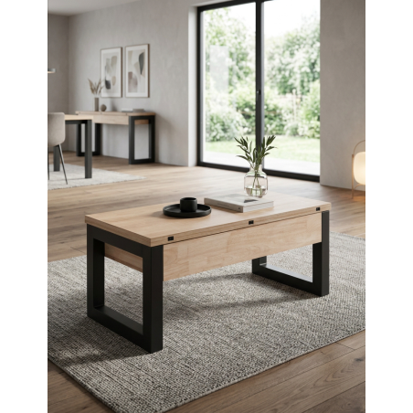 Mesa de Salón Elevable de Madera Virex - Montiel