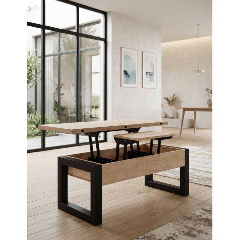 Mesa de Salón Elevable de Madera Advance - Montiel