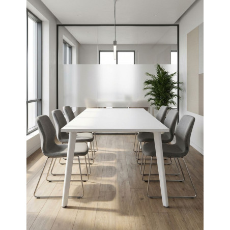 Mesa Reuniones Oficina Blanca 180x100 cm. MM1823 de Montiel