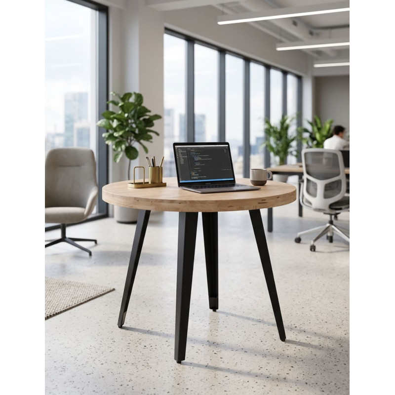 Mesa Reuniones Fija Berg 100x100 cm. - Montiel