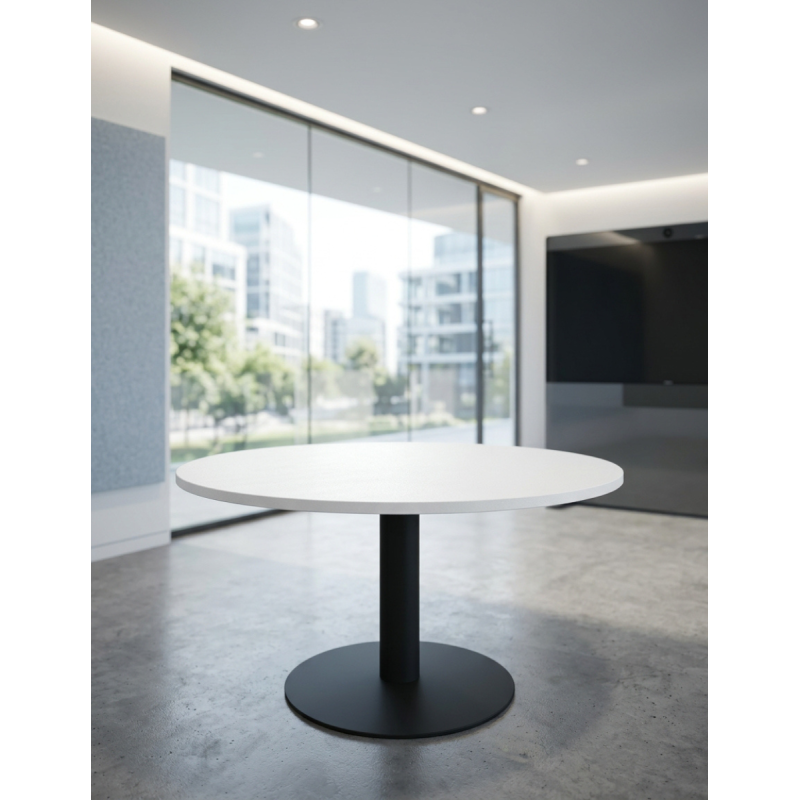Mesa Oficina Auxiliar Redonda Ø120 cm. MM1825 de Montiel