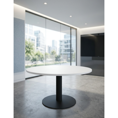Mesa Oficina Auxiliar Redonda Ø120 cm. MM1825 de Montiel