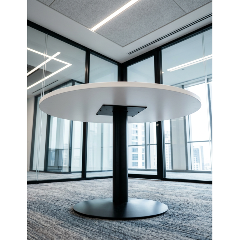 Mesa Oficina Auxiliar Redonda Ø120 cm. MM1825 de Montiel