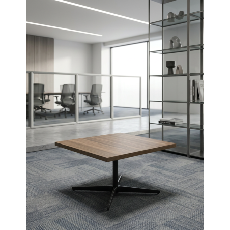 Mesa de Recepción Oficina Nogal 60x60 cm. MM1826 de Montiel