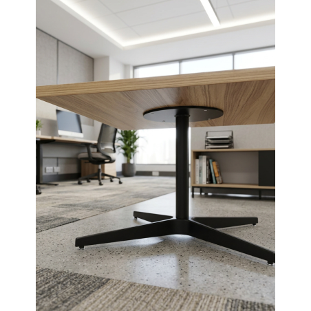 Mesa de Recepción Oficina Nogal 60x60 cm. MM1826 de Montiel