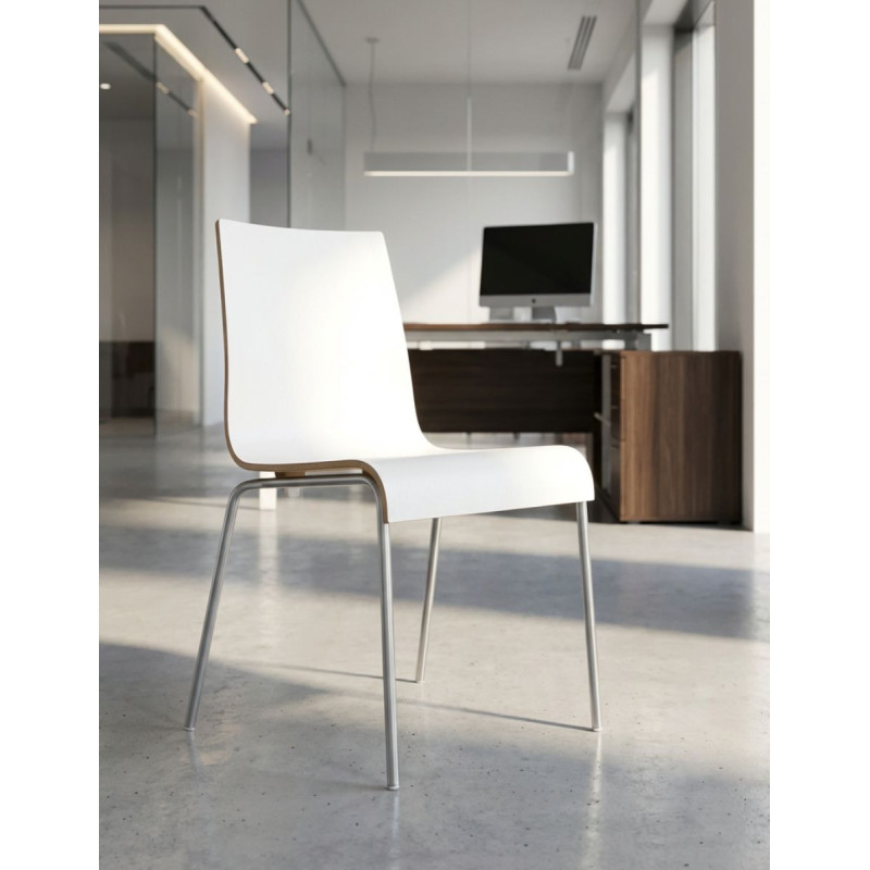 Silla Blanca para Salas de Espera de Billiani - Montiel