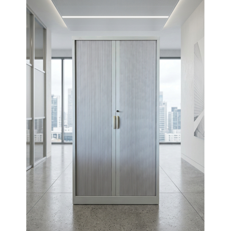 Armario Alto Oficina Gris 198x102 cm. de JG - Montiel