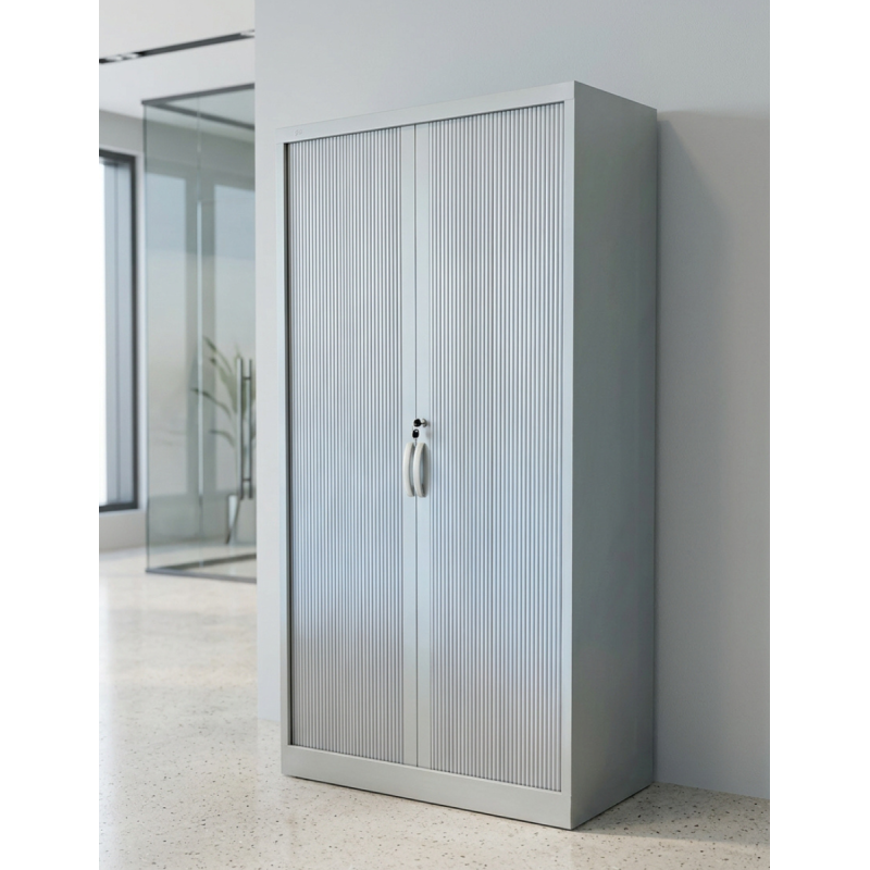 Armario Alto Oficina Gris 198x102 cm. de JG - Montiel