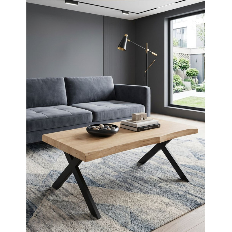 Mesa de Centro Madera Elevable AXEN 120x66 cm. - Montiel