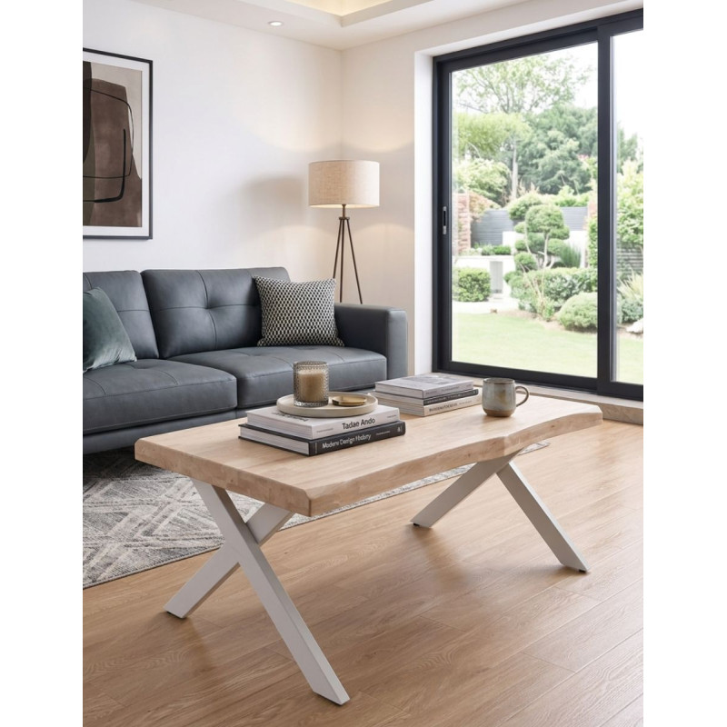 Mesa de Centro Madera Elevable AXEN 120x66 cm. - Montiel