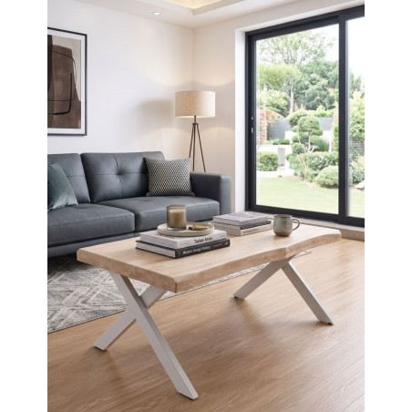 Mesa de Centro Madera Elevable Xena 120x66 cm. - Montiel
