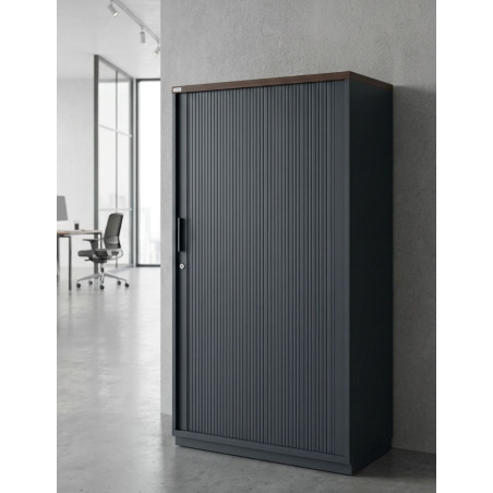 Armario Oficina Metálico Tapa Wengué de Ceka - Montiel