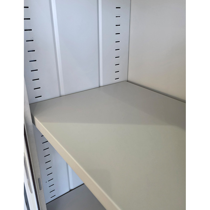 Armario Alto Oficina Gris Metálico de Mobel Línea - Montiel