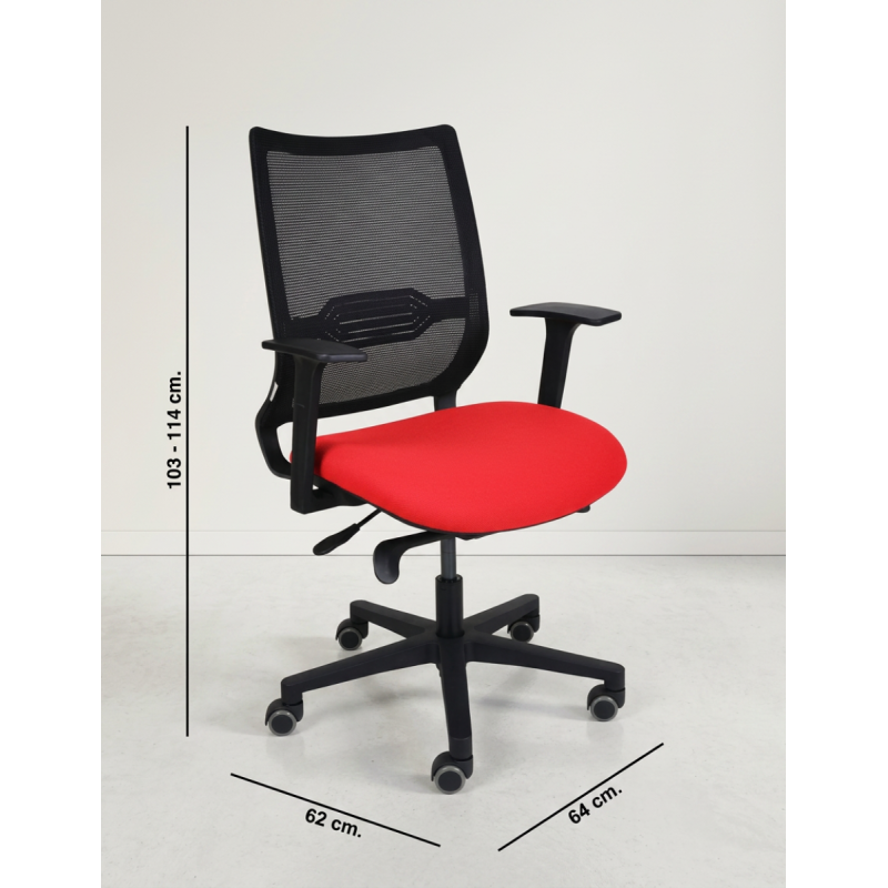 ▷ Silla de Escritorio Ergonómica M18 de Herpesa - Oficinas Montiel
