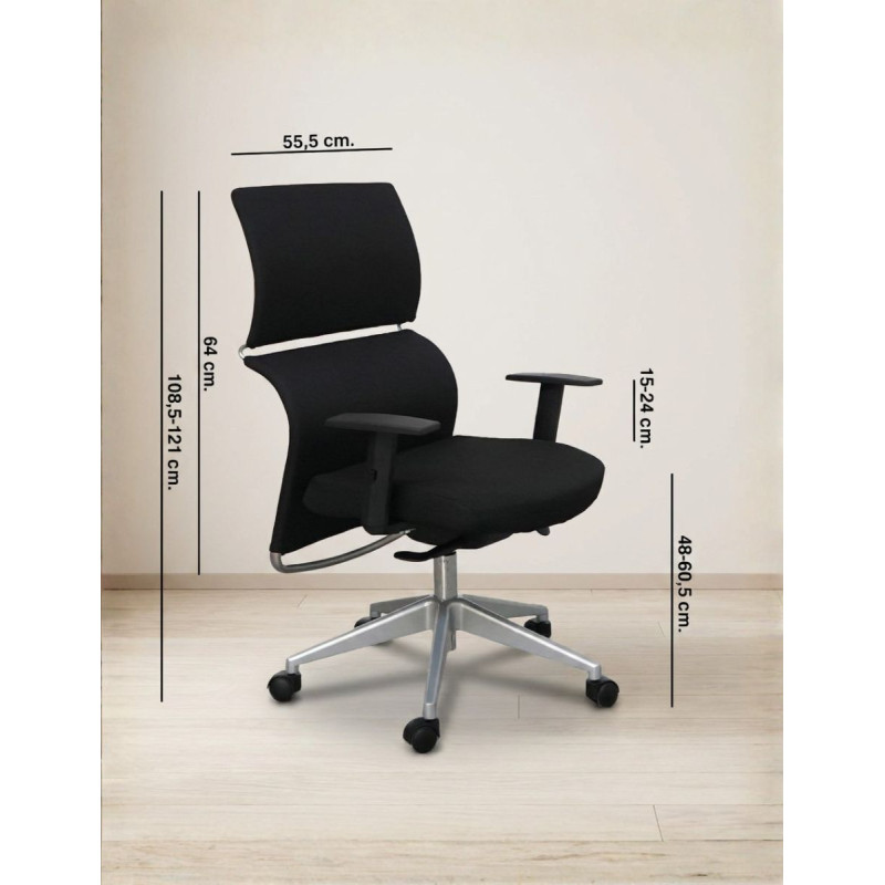 Sillón de Dirección Oficina Negro de Franch - Montiel