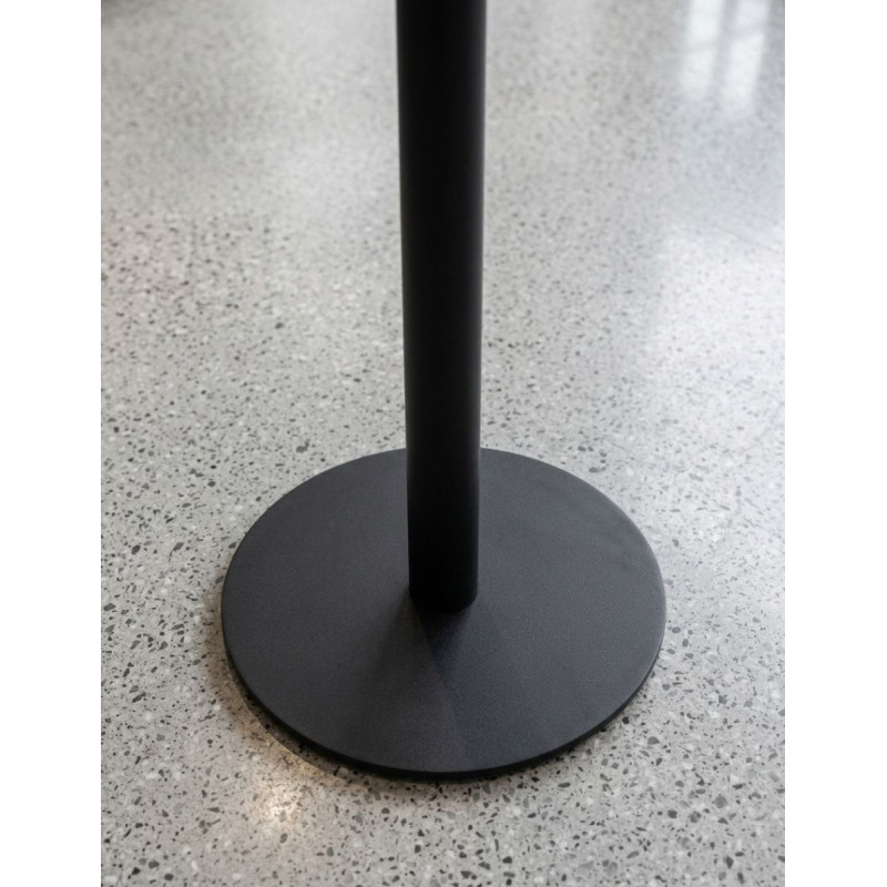 Mesa Reuniones Negra Redonda Ø59 cm. MM1829 de Montiel