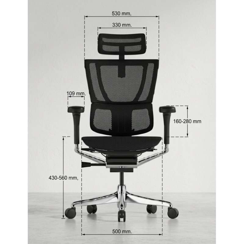Silla de Oficina Ergonómica Elite de Herpesa -  Montiel