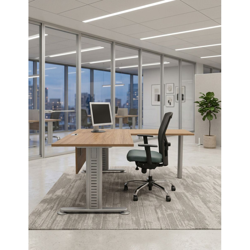 Mesa Oficina Madera con Ala MM1832 de Montiel