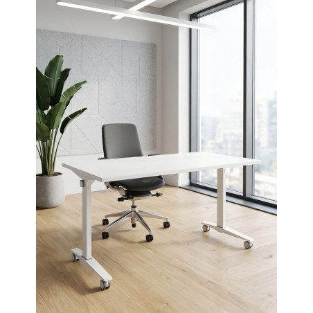 Mesa de Oficina Plegable con Ruedas de Kunna - Montiel